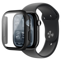 Amazingthing Radix Glass Screen Protector with Case for Apple Watch Series 11 42mm - Black