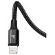 Baseus Rapid Series 3in1 USB-C - USB-C / Lightning / micro USB cable 20W PD 1.5m - black