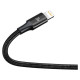 Baseus Rapid Series 3in1 USB-C - USB-C / Lightning / micro USB cable 20W PD 1.5m - black