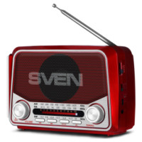Sven Skaļrunis Sven SRP-150 FM,AM,SW Radio Bluetooth Red