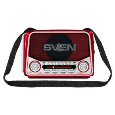 Sven Skaļrunis Sven SRP-150 FM,AM,SW Radio Bluetooth Red