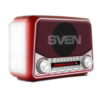 Sven Skaļrunis Sven SRP-150 FM,AM,SW Radio Bluetooth Red