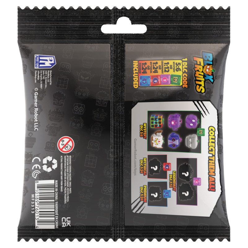 Phatmojo BLOX FRUITS Mini figūriņa necaurspīdīgā iepakojumā, 5 cm