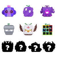 Phatmojo BLOX FRUITS Mini figūriņa necaurspīdīgā iepakojumā, 5 cm