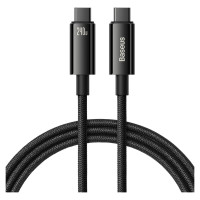 Baseus CAWJ040001 USB-C - USB-C cable 240W 480Mb/s 1m - black