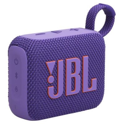 JBL ūdensizturīga portatīvā skanda JBL Go 4, lillā - JBLGO4PUR