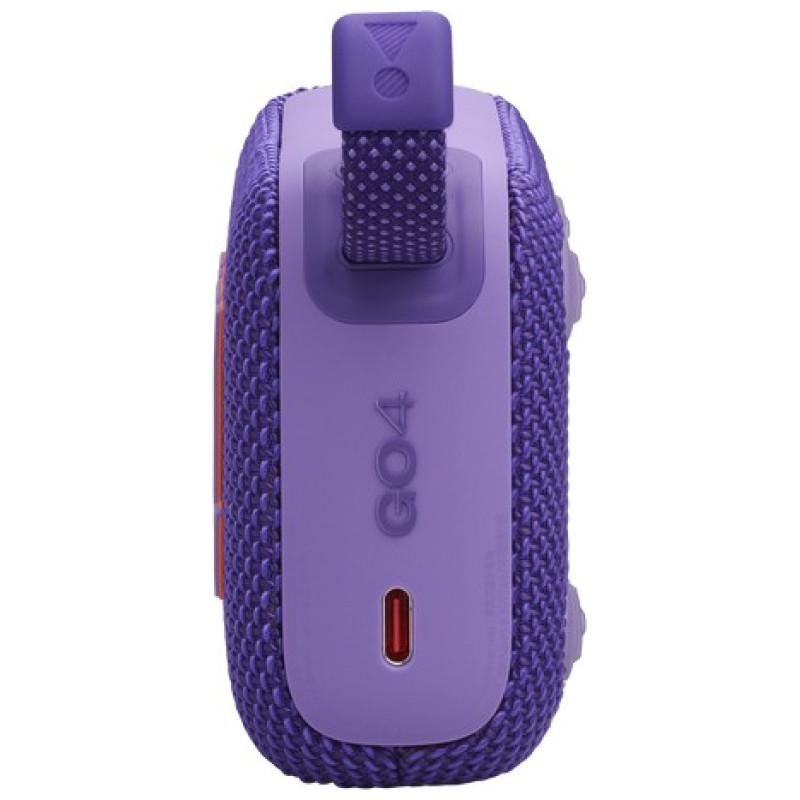 JBL ūdensizturīga portatīvā skanda JBL Go 4, lillā - JBLGO4PUR