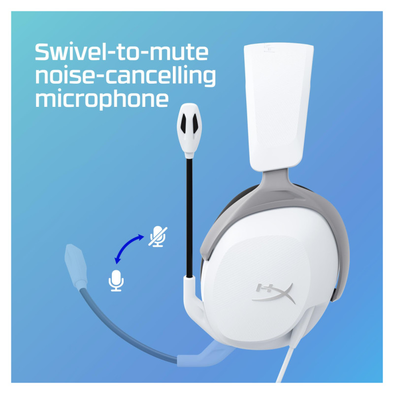 Hyperx HEADSET HYPERX CLOUD STINGER 2/CORE PS WHITE 6H9B5AA HYPERX