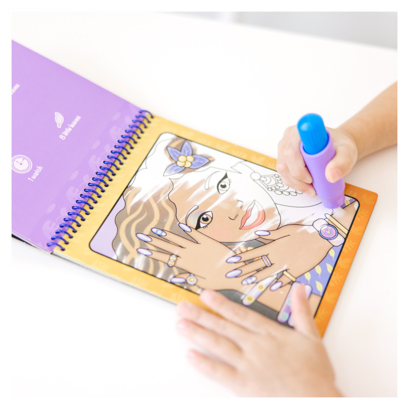 Melissa & Doug Water Wow! Ūdens krāsojamā grāmata &ndash; Grims un manikīrs