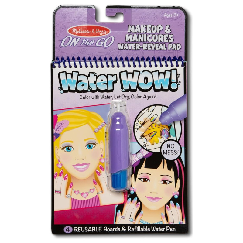 Melissa & Doug Water Wow! Ūdens krāsojamā grāmata &ndash; Grims un manikīrs