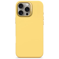 Decoded AntiMicrobial Silicone Backcover with MagSafe for iPhone 16 Pro Max - Yellow