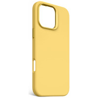 Decoded AntiMicrobial Silicone Backcover with MagSafe for iPhone 16 Pro Max - Yellow