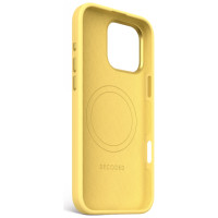 Decoded AntiMicrobial Silicone Backcover with MagSafe for iPhone 16 Pro Max - Yellow