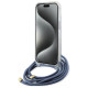 Guess Crossbody Cord 4G Print Case for iPhone 15/14/13 - Blue
