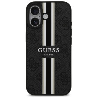 Guess 4G Printed Stripes MagSafe case for iPhone 17 - black