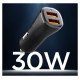 Spigen Essential EV302 30W 2-Port USB-A Car Charger - Black