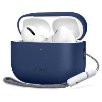 Tech-Protect Silicone Case for AirPods Pro 3 - Navy Blue