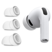 Tech-Protect Ear Tips for AirPods Pro 3 in sizes S / M / L 3-pack - white