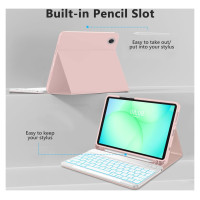 Tech-Protect SC Pen Case for Samsung Galaxy Tab A9 / A11 8.7 X110 / X115 / X133 / X135 - Pink