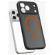 Spigen Ultra Hybrid MagSafe Case for iPhone 17 Pro Max - Black and Orange