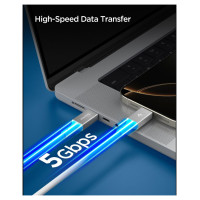 Spigen EB10020CC USB-C Cable 100W 200cm - White