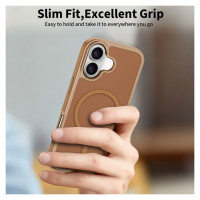 Tech-Protect BasicMag MagSafe Case for iPhone 17 - Brown