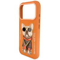 Nimmy Glasses Cool Dog iPhone 17 Pro Case - Orange