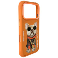 Nimmy Glasses Cool Dog iPhone 17 Pro Case - Orange