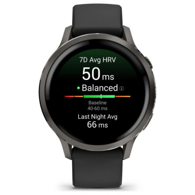 Garmin SMARTWATCH VENU 4 41MM/SLATE/BLK 010-03013-02 GARMIN