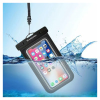 Wozinsky WWE-01 waterproof case with PVC armband - black
