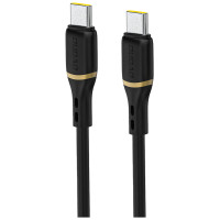 Dudao L25C USB-C Cable 1m 60W with Soft Silicone Braid - Black