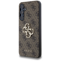 Guess 4G Big Metal Logo case for Samsung Galaxy A55 - brown