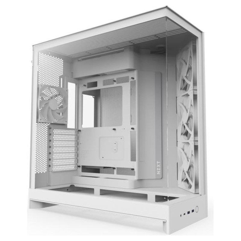 Nzxt Case|NZXT|ATX/micro ATX/Mini-ITX/EATX|White|Midi Tower|PC|CM-H92FW-01