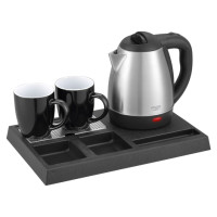 Adler AD 1354 Viesnīcas elektriskā tējkanna ar piederumiem 1.2L 1500W