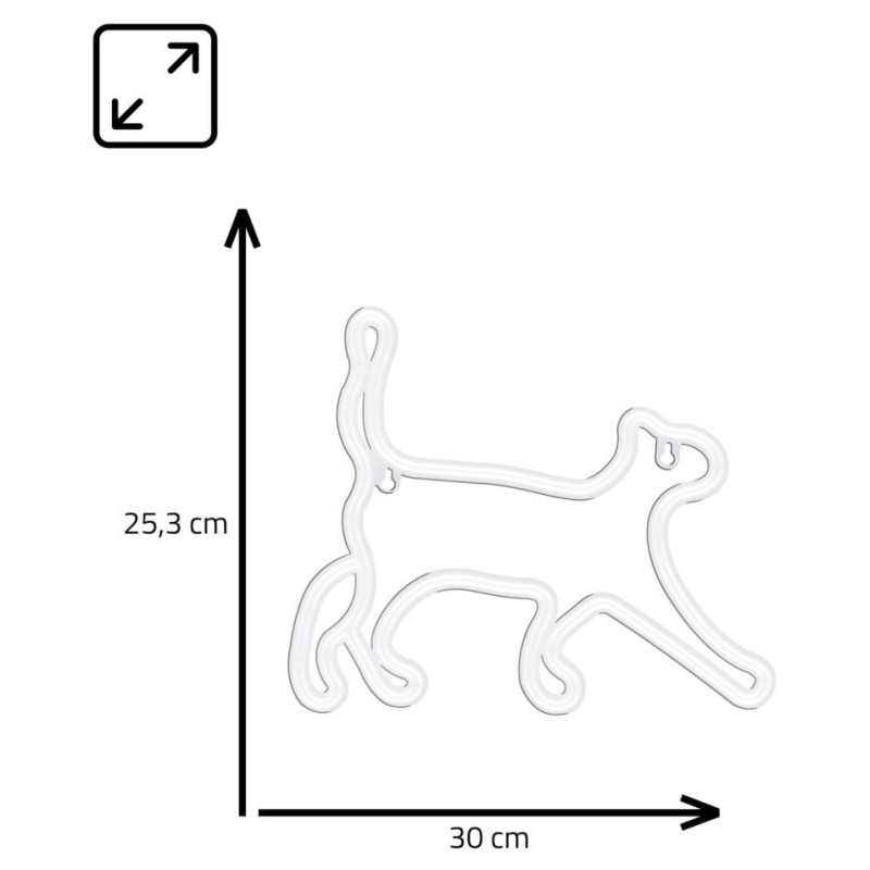 Manta SNL70WH Style Neon Lights CAT 2 White