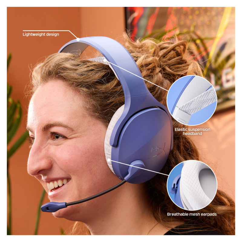 Hyperx HEADSET HYPERX CLOUD JET/WRL GAM BLU AM7A0AA HYPERX