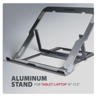 Axagon NB ACC STAND 10"-17.3"/ALUMINUM GREY STND-LAG AXAGON