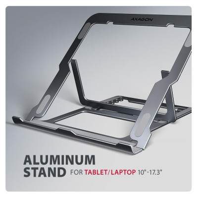 Axagon NB ACC STAND 10"-17.3"/ALUMINUM GREY STND-LAG AXAGON