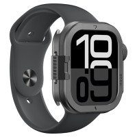 Marka Niezdefiniowana AmazingThing Titan Pro Metal Case for Apple Watch 11 46mm Aluminum - Black