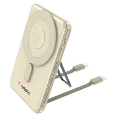Verbatim Enerģijas krātuve Verbatim Charge n Go 5000mAh Magnetic Wireless Charging Gold - 2 cables