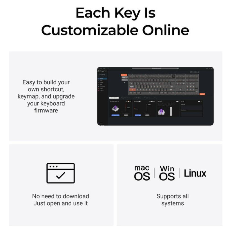 Keychron KEYBOARD WRL Q6 HE RGB/SHELL WHITE Q6H-P1 KEYCHRON