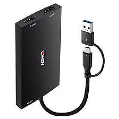 Lindy I/O CONVERTER USB-C/A TO HDMI/43430 LINDY