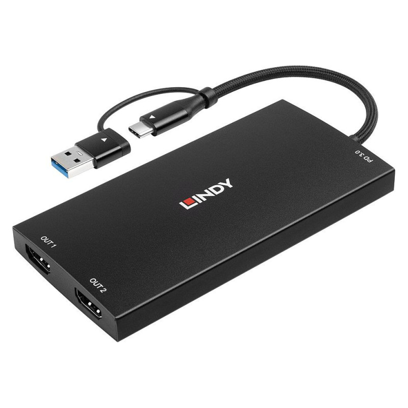 Lindy I/O CONVERTER USB-C/A TO HDMI/43430 LINDY