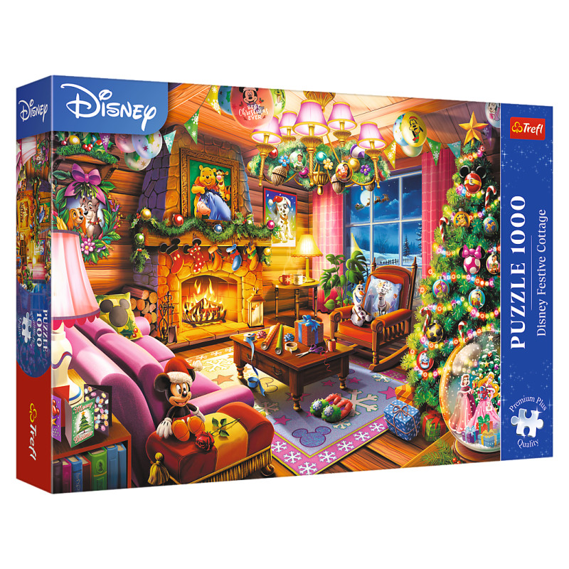 Trefl DISNEY Premium Plus Puzle Svētku namiņ&scaron;, 1000 gab.