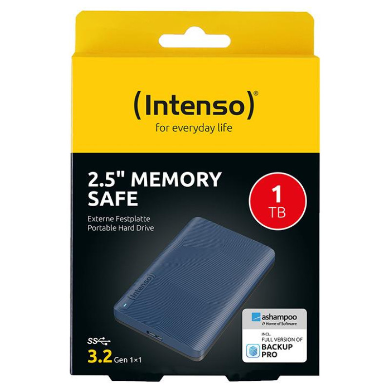 Intenso External HDD|INTENSO|1000 GB|Colour Blue|6029565