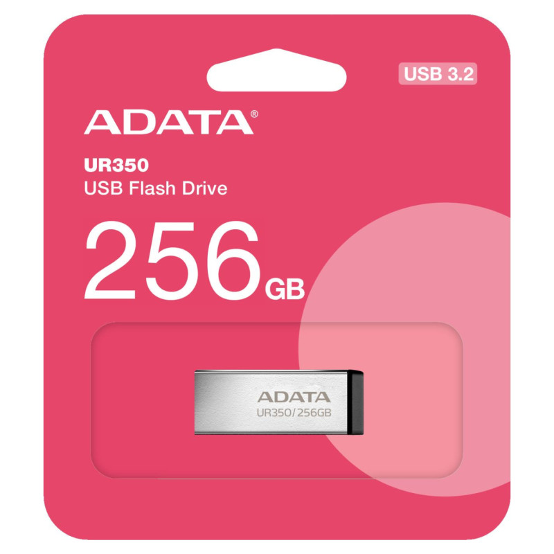 Adata MEMORY DRIVE FLASH USB3.2 256G/UR350-256G-RSR/BK ADATA