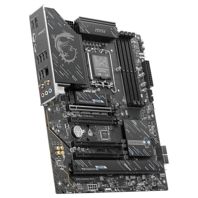 MSI Mainboard|MSI|Intel Z890|LGA 1851 (Socket V1)|ATX|RAM DDR5-SDRAM|4xSlots|Wi-Fi Yes|Bluetooth Yes|3xNumber of M.2 (M) slots|Z890GAMINGWIFI