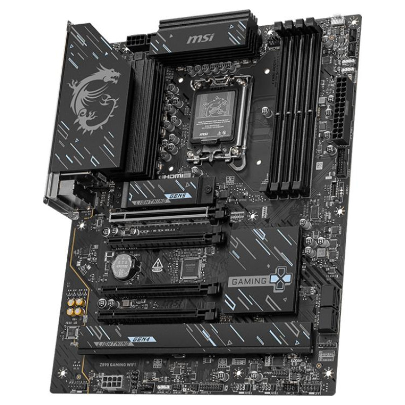 MSI Mainboard|MSI|Intel Z890|LGA 1851 (Socket V1)|ATX|RAM DDR5-SDRAM|4xSlots|Wi-Fi Yes|Bluetooth Yes|3xNumber of M.2 (M) slots|Z890GAMINGWIFI