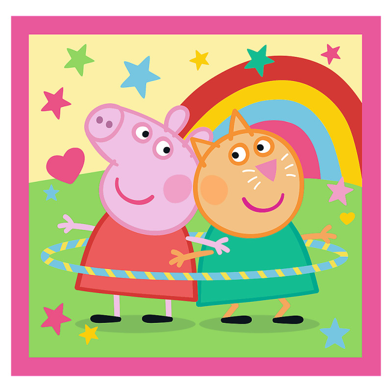 Trefl PEPPA PIG Pužļu komplekts 3in1 Peppa