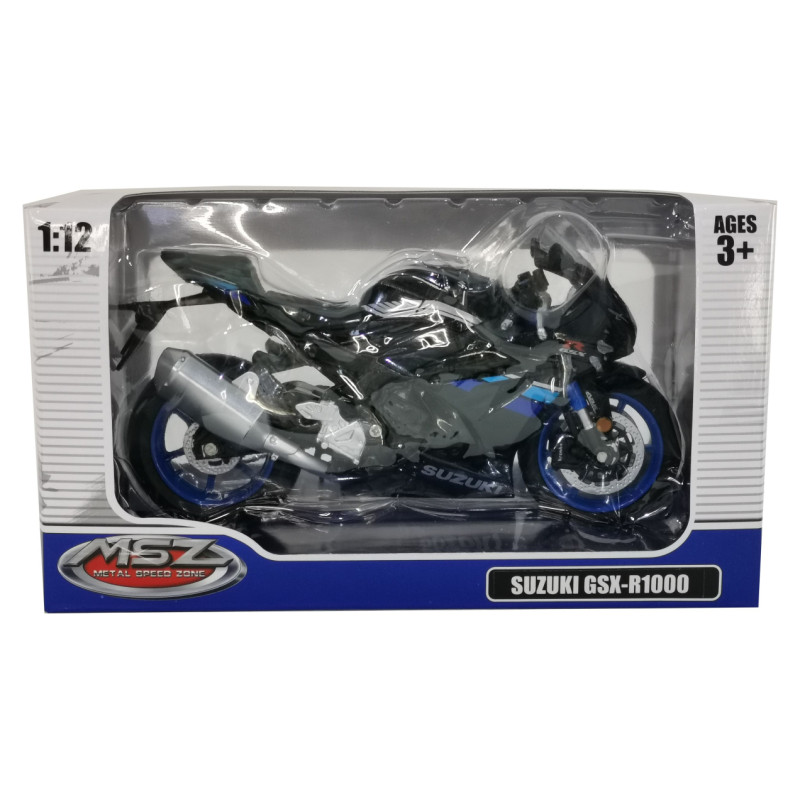 MSZ Miniatūrais modelis - SUZUKI GSR-R1000, mērogs 1:12
